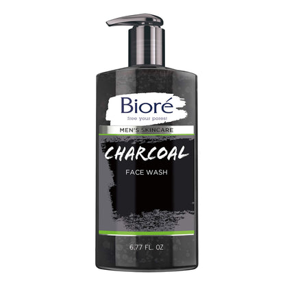 Biore Men's Charcoal Face Wash – Deep Pore Cleanse & Refresh