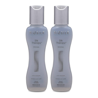 BioSilk Silk Therapy Cure – Leave-In Hair Treatment, 2.26 oz (Pack of 2)