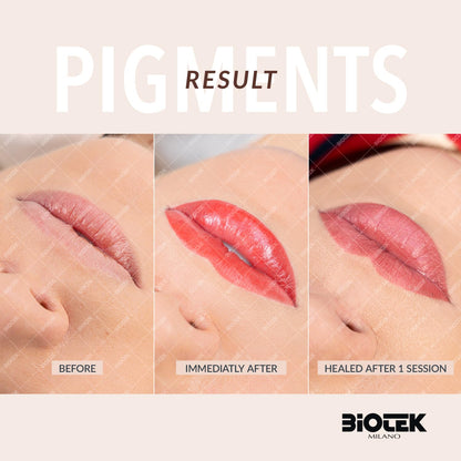 Biotek Daiquiri Lip Pigment – Bright Coral for PMU (0.24 fl oz) – Made in Italy