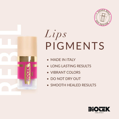 Biotek Rebel Lip Pigment - Permanent Makeup Lip Color Violet Fuchsia | Made in Italy