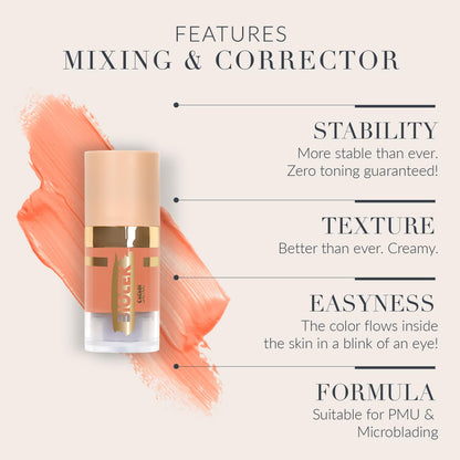 Biotek Safari Mixing Corrector Pigment for Permanent Makeup – Made in Italy (0.24 fl oz)