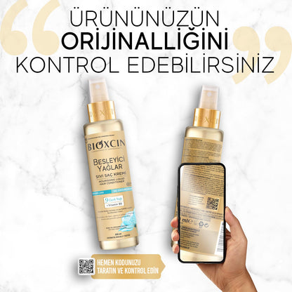 BIOXCIN Nourishing Oils Liquid Conditioner – Sulfate-Free Hydration for Dry & Damaged Hair (200 ml)