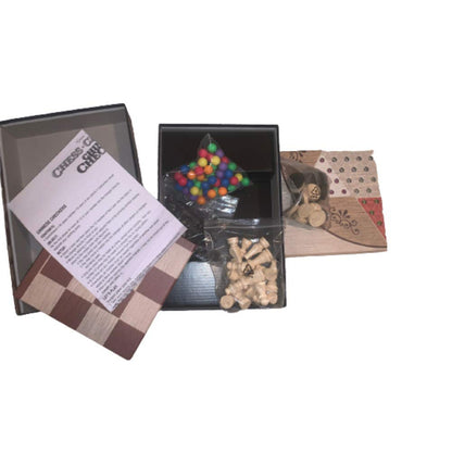 Birsppy Game Gallery Chess, Checkers & Chinese Checkers Board Game Set – Family Fun