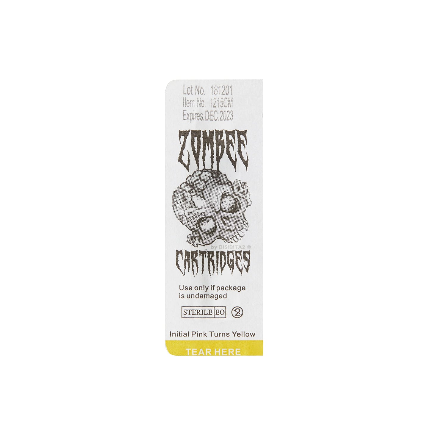 BISIBITA2 ZOMBEE Disposable Tattoo Needle Silicon Cartridge 20Pcs (1211RL) | Precision & Quality