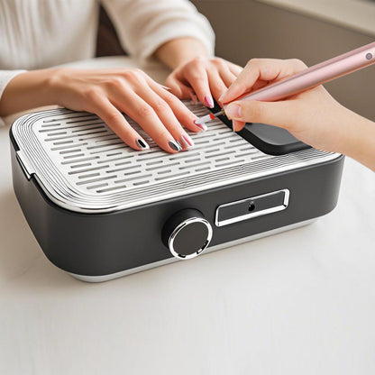 Biutee Rechargeable Nail Dust Collector — 80W Power, 2 Reusable Filters, Adjustable Suction