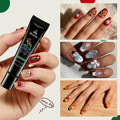 Biutee Nail Stamping Gel Pack – 12 Colors (8ml) for Nail Stamping Plates | UV/LED Safe