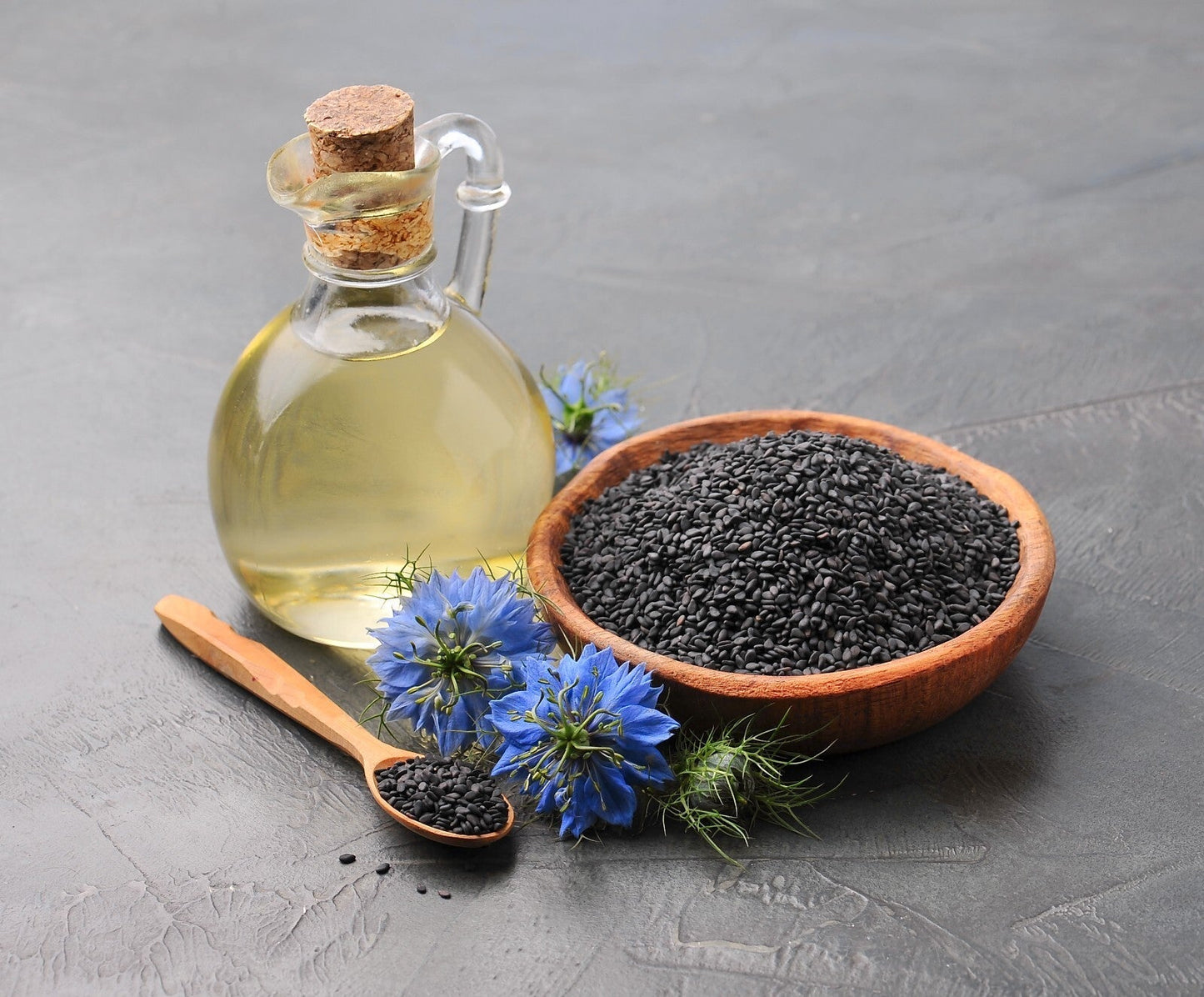 Black Cumin Seed Oil Nigella Sativa 100ml Pure Organic Cold Pressed Virgin