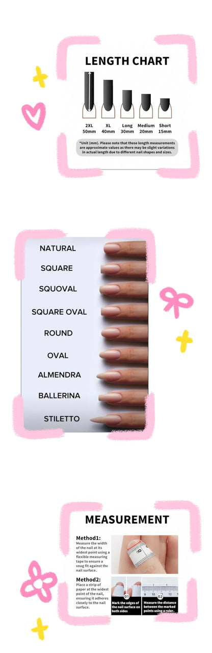 Black Double Pink Cat Eye Press-On Nails – Medium Almond, 10 Pieces | Sparkling Star Design
