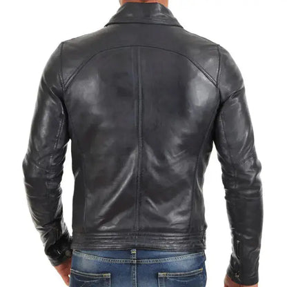 Men’s New Black Leather Jacket