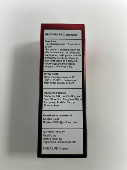 BlackCaves Numbing Cream – Maximum Strength Skin Numbing with Emu Oil & Arnica, 60ml