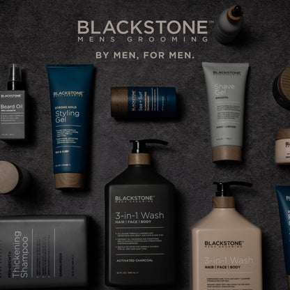 Blackstone Mens Grooming 3-in-1 Wash – Hair, Face & Body, Sea & Surf (32 oz)