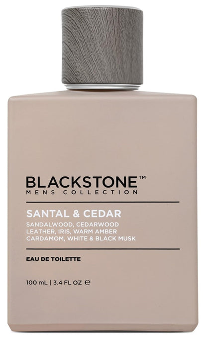 Blackstone Santal & Cedar Eau de Toilette for Men | Warm Woody Fragrance, 100 ml