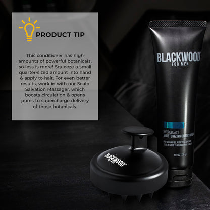 Blackwood For Men HydroBlast Moisturizing Conditioner | Deep Hydration for Damaged & Dry Hair