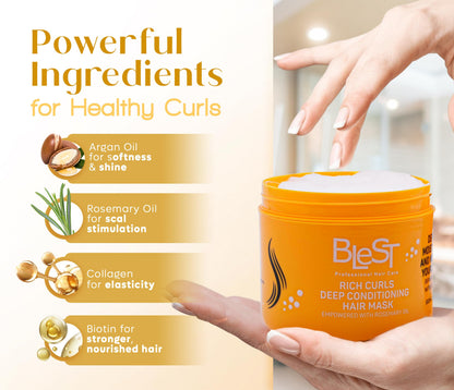 BLEST PROFESSIONAL HAIR CARE MASK – Deep Conditioning for Dry, Damaged & Frizzy Hair | 500 ml