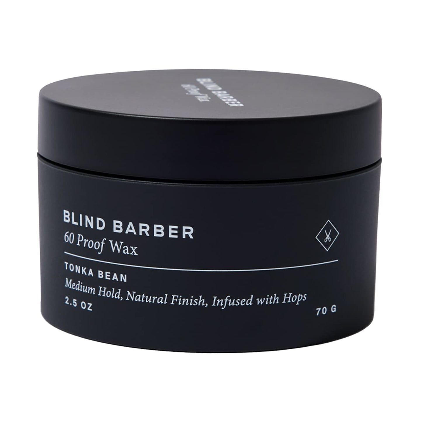 Blind Barber 60 Proof Hair Wax – Water-Based, Medium Hold & Shine (2.5 oz)