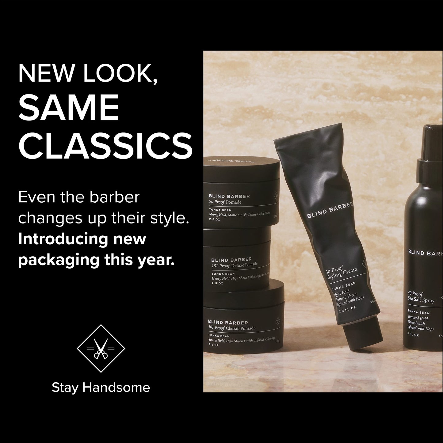 Blind Barber 60 Proof Hair Wax – Water-Based, Medium Hold & Shine (2.5 oz)