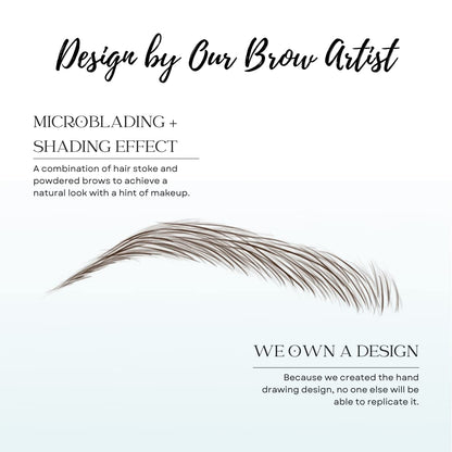 Bliss and Beyond USA 2 Sheets Eyebrow Tattoos – Waterproof & Long-Lasting Natural Look
