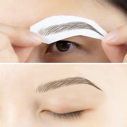 Bliss and Beyond USA | Waterproof Eyebrow Tattoo Stickers with Real Hair Stroke Look