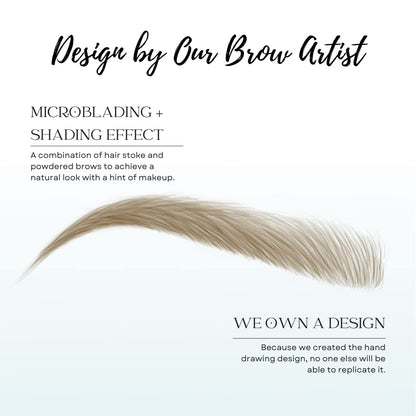 Bliss and Beyond USA | Microblading & Shading Brow Kit – Non-toxic, Vegan, Light Brown (Las Vegas)
