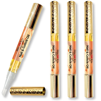 Bliss Kiss Pumpkin Spice Latte Nail Oil Pen | Vitamin E & Jojoba for Stronger Nails
