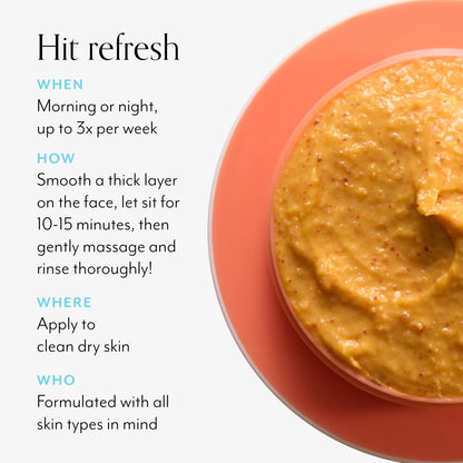 Bliss Pumpkin Powerhouse Mask — 10% AHA, Prebiotics & Hyaluronic Acid