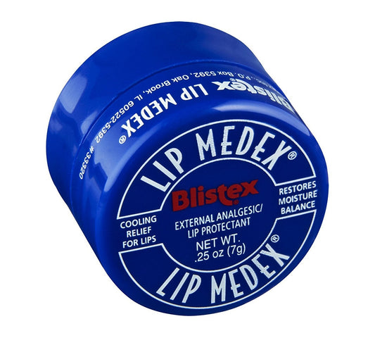 Blistex Lip Medex 7ml Jar – 12-Pack | Fast Cooling Relief & Moisture for Lips