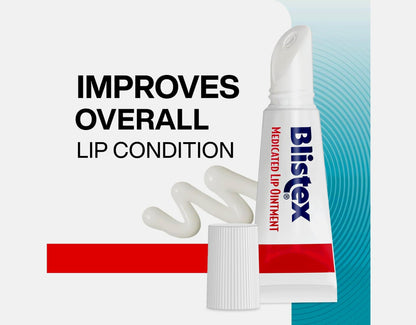 Blistex Medicated Lip Ointment 0.21 oz – Pack of 8 | Hydration, Soothing & Care