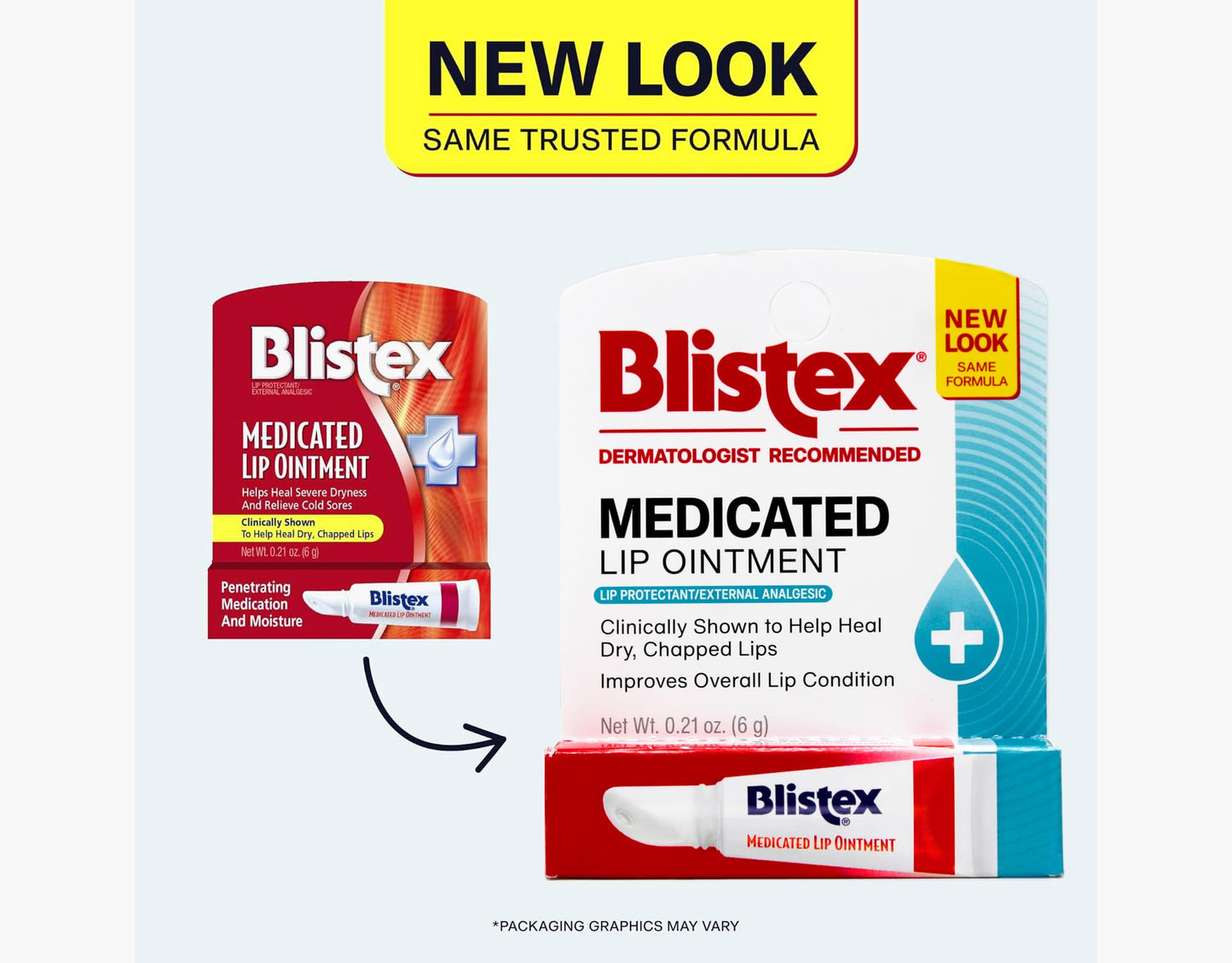 Blistex Medicated Lip Ointment 0.21 oz – Pack of 8 | Hydration, Soothing & Care