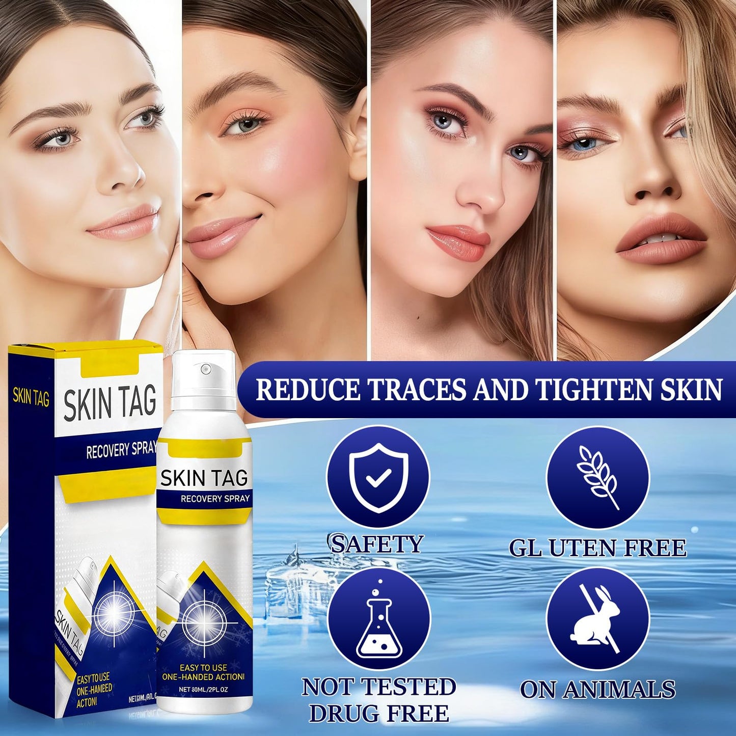 BLOWADM ChillErase 2% Salicylic Acid Bump Renewal Spray – 2 Pcs