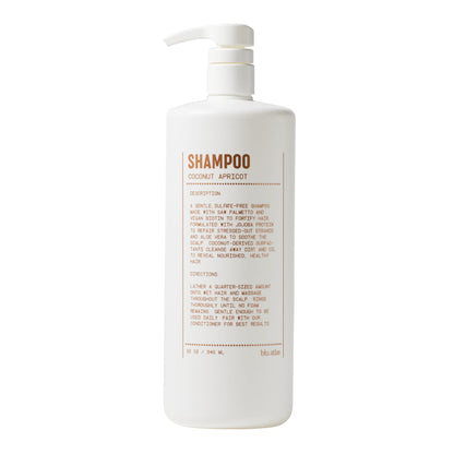 Blu Atlas Men's Natural Shampoo – Organic, Sulfate-Free, Paraben-Free – Coconut Apricot – 32 oz