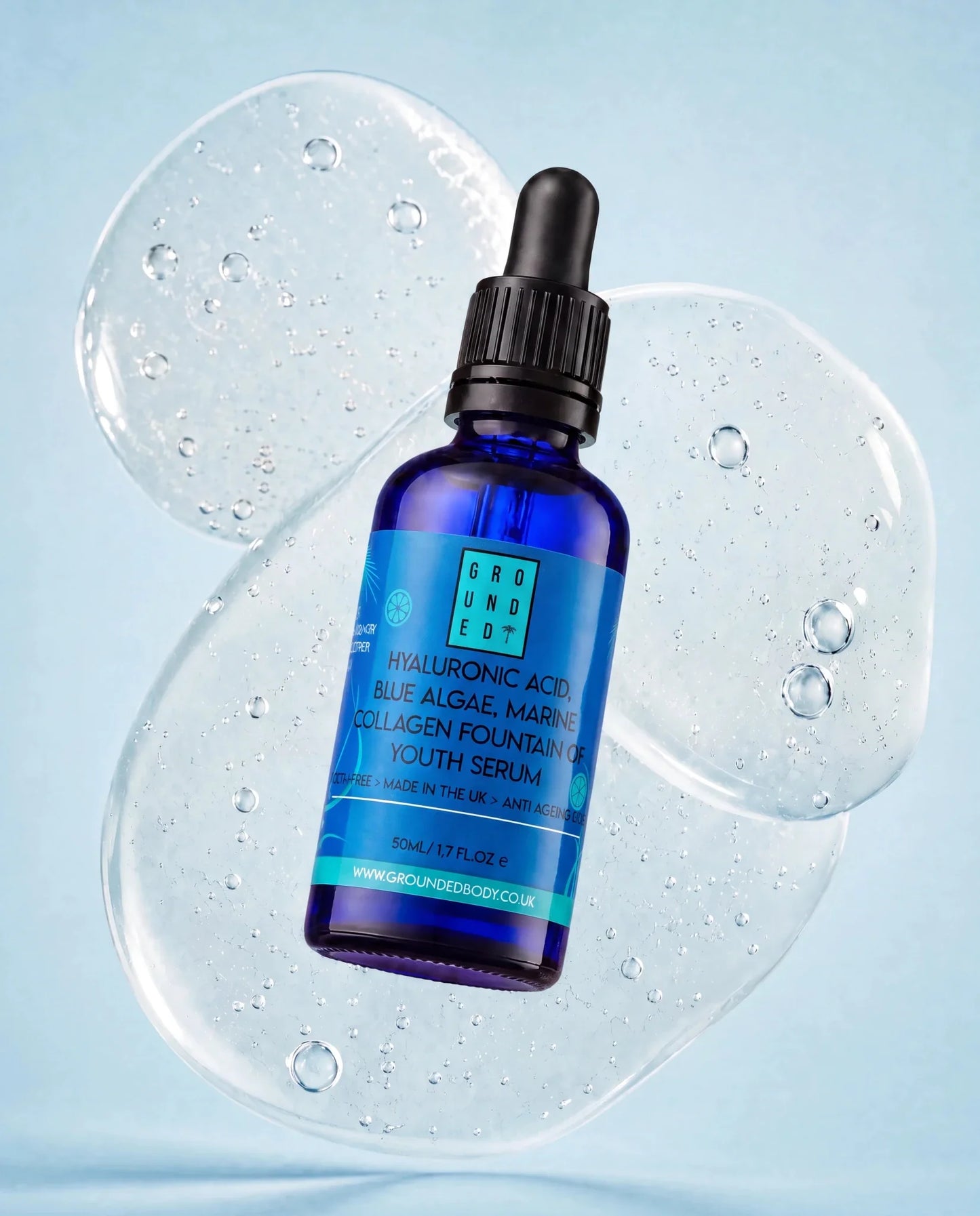 Blue Algae & Collagen Fountain of Youth HA Facial Serum