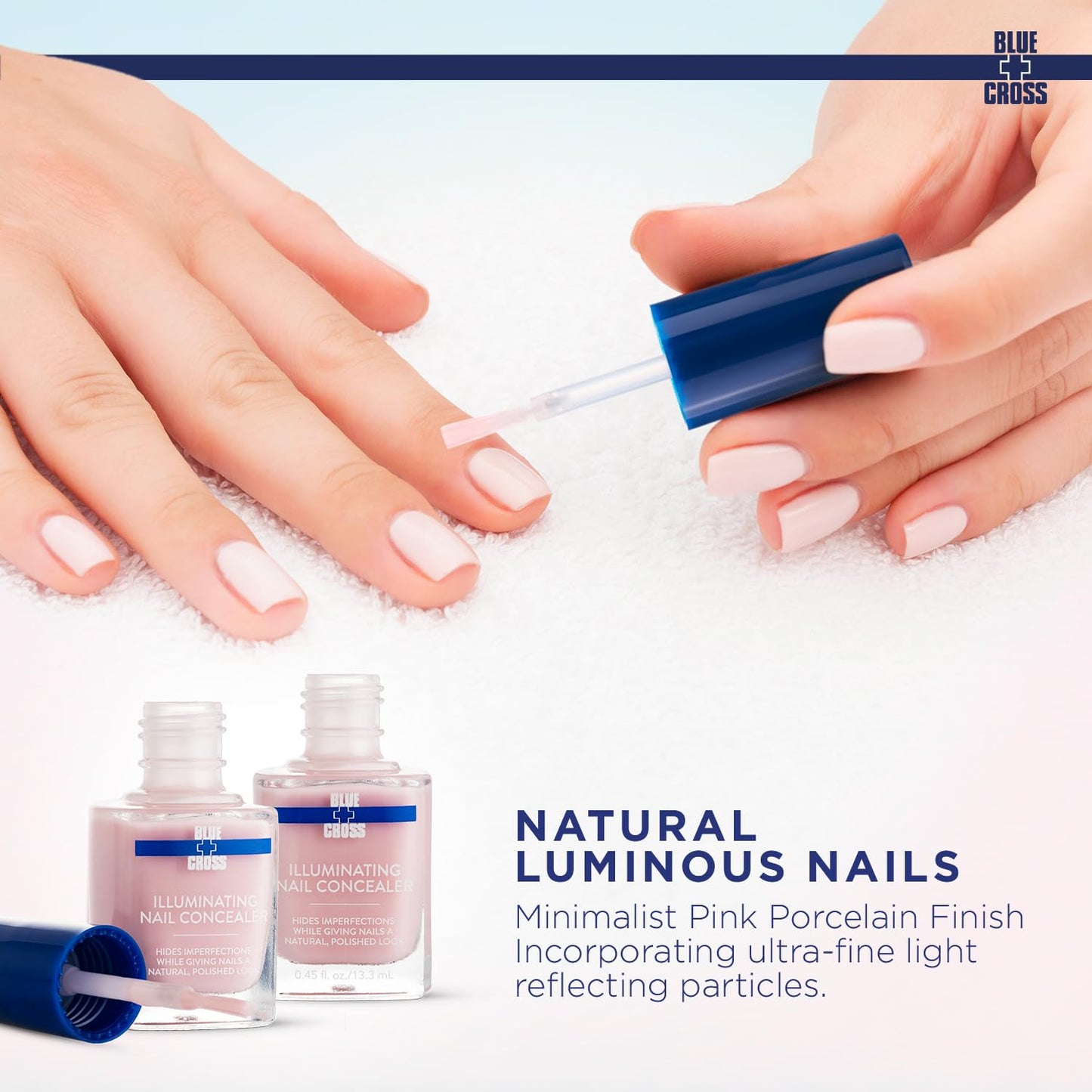 Blue Cross Illuminating Nail Concealer – 5 Minute Manicure, Made in USA