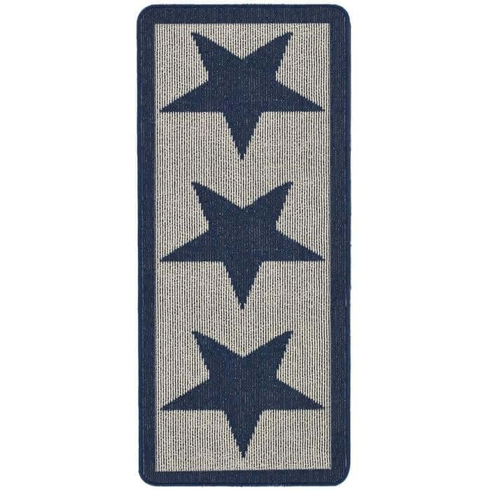 Washable Mat and Runner Star Design