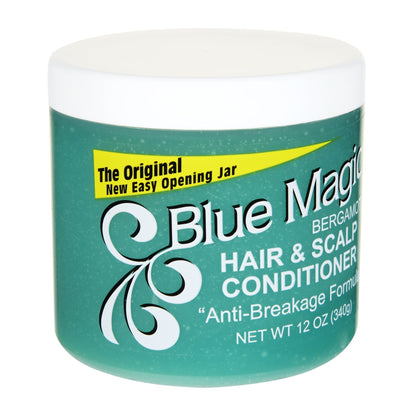 Blue Magic Bergamot Hair & Scalp, 12 Oz (Pack of 3) – Balanced Conditioning