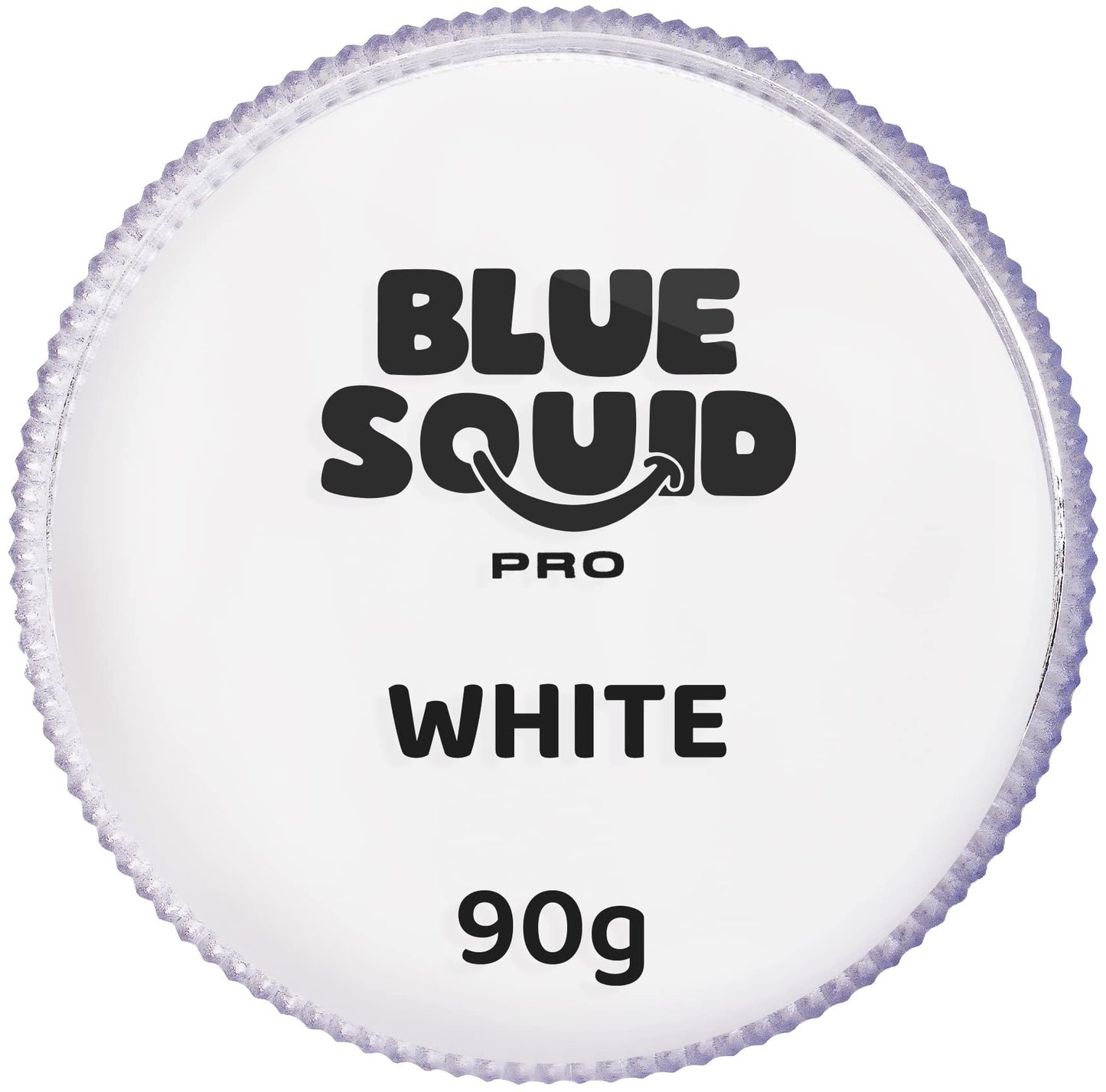 Blue Squid PRO Face Paint - White 90g / 3oz | Water-Based, Professional Face & Body Paint