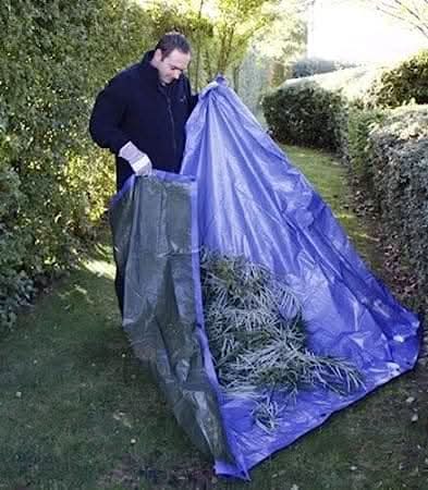 Blue Tarpaulin Waterproof Ground Sheet