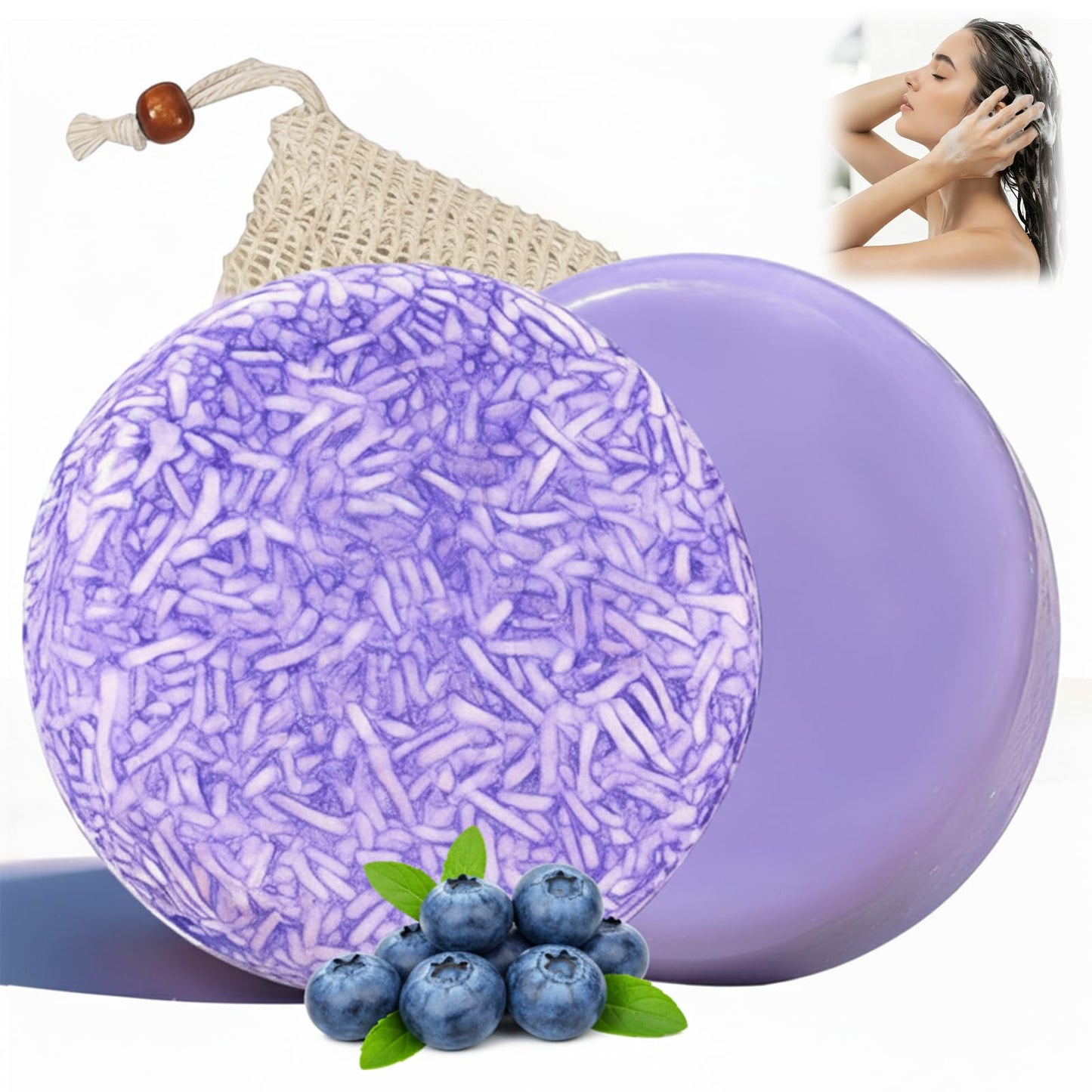 Blueberry Fields Shampoo & Conditioner Bundle – Natural Blueberry Extract for Thinning Hair