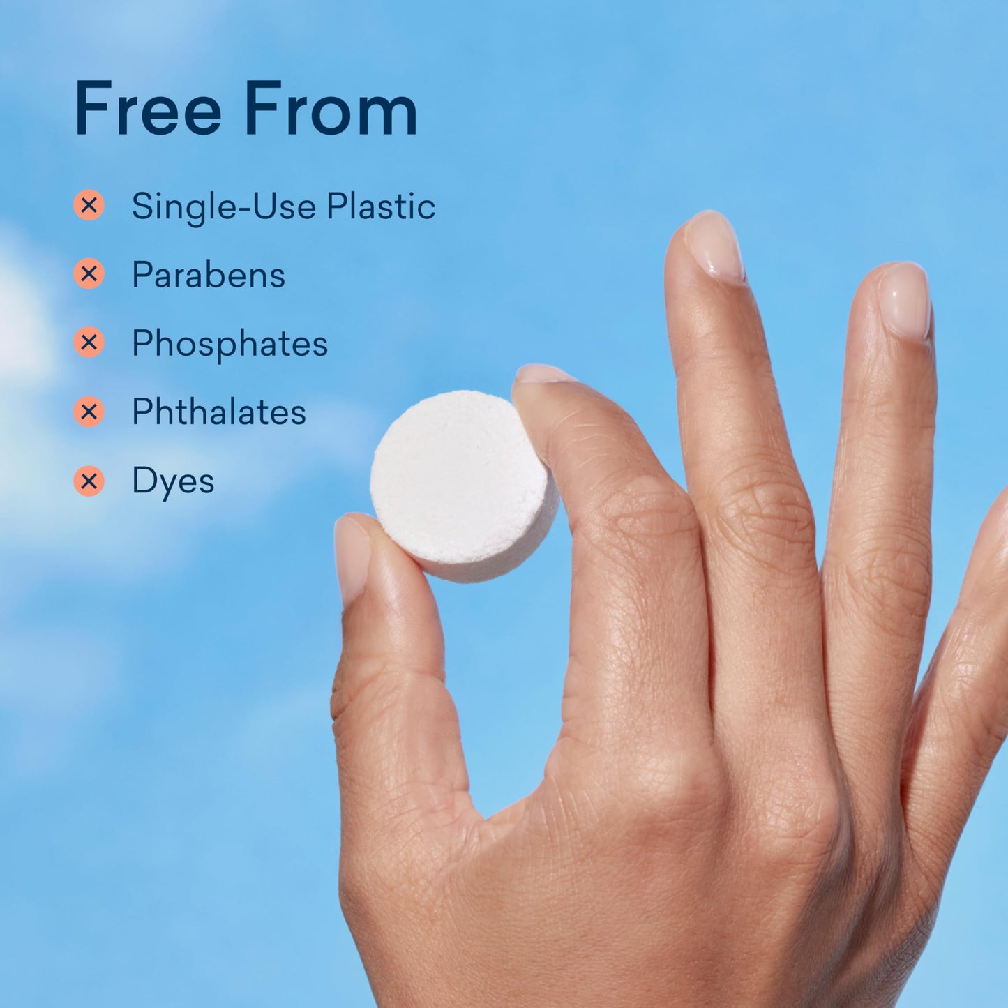 BLUELAND Foaming Hand Soap Refill Tablets – 20-Pack, Variety Scents, Plastic-Free Cleaning
