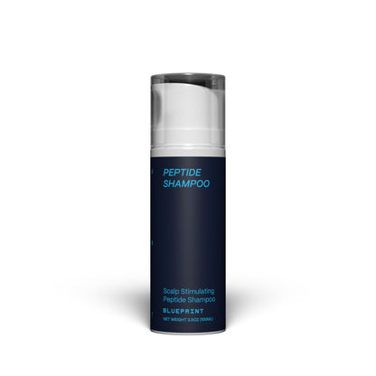Blueprint Bryan Johnson Peptide Shampoo – 8-Peptide Scalp Treatment with VEGF, Caffeine & Menthol (Fragrance-Free)
