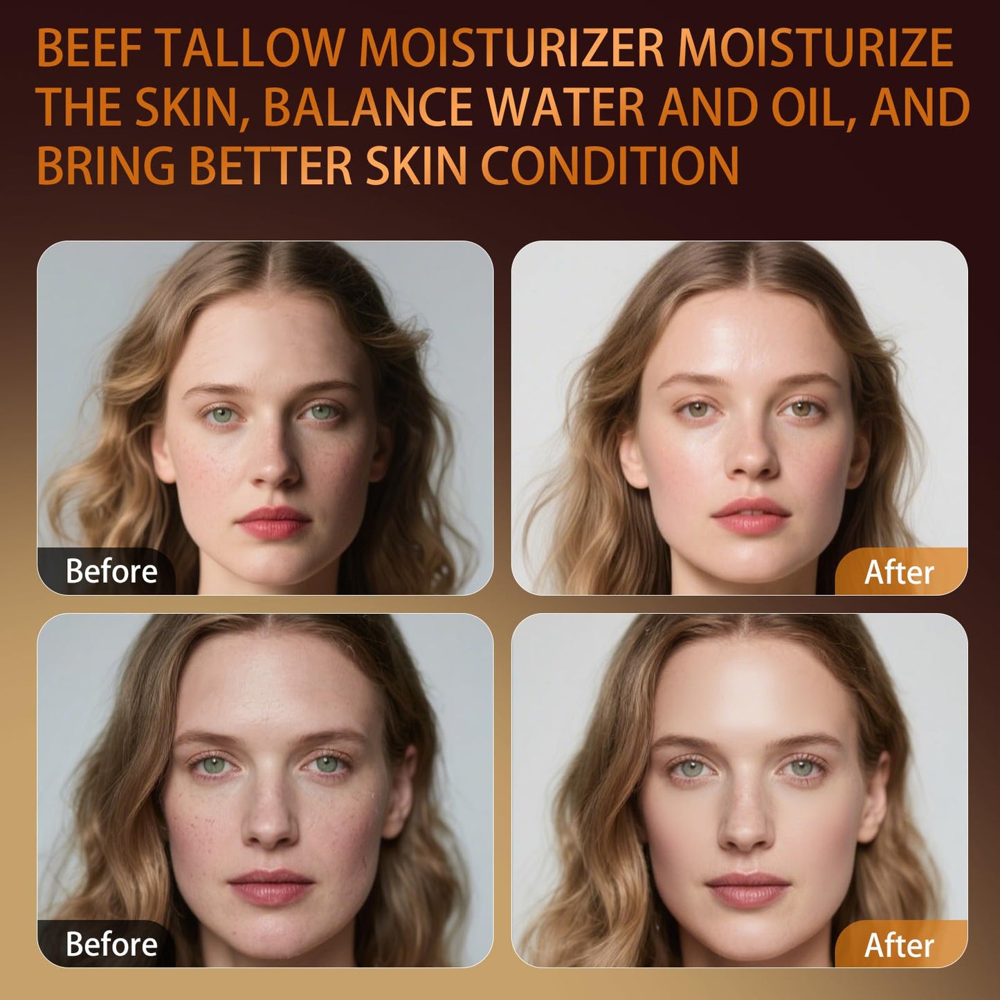 BNIFI Tallow and Honey Balm – Organic Grass-Fed Beef Tallow Moisturizer for Face & Body