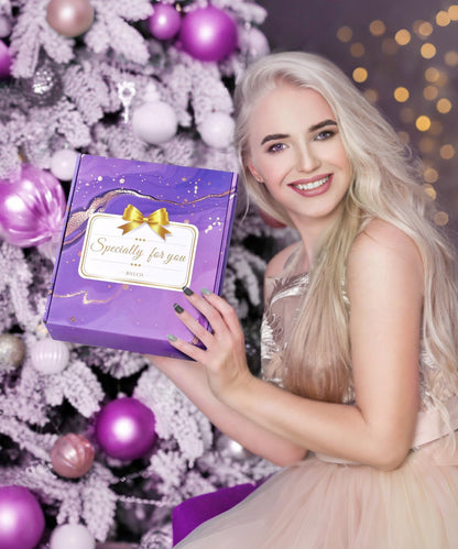 Bnlcd Luxury Lavender Bath Gift Set – 12-Piece Spa Gifts for Women | Self-Care Gifts for Mom, Wife, Girlfriend, Sister