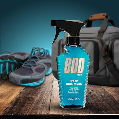 Bod Man Fresh Blue Musk Body Spray 8 oz | Parfums de Coeur