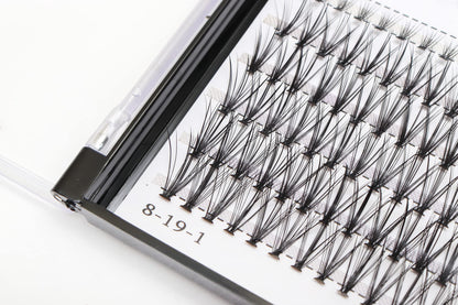 Bodermincer 240pcs Lash Extensions – C Curl, 10D/20D Mixed Clusters (8–16mm) for Professionals