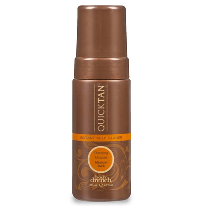 Body Drench QuickTan Self Tanner Mousse – Medium Dark Tan, 4.2 oz