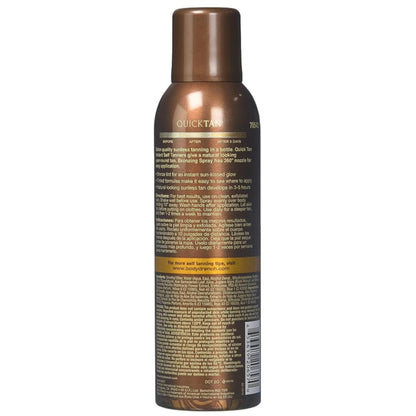 Body Drench Quicktan Quick Tan Bronzing Spray – Medium Dark, Fast-Drying Self-Tanner (6 oz, Pack of 2)