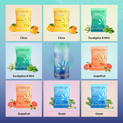 BodyRefresh Shower Steamers 8-Pack | Aromatherapy for Relaxation & Self-Care