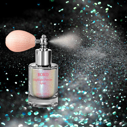 Boko Body Glitter Spray – Iridescent Sparkle for Face, Hair & More | 8 Colors