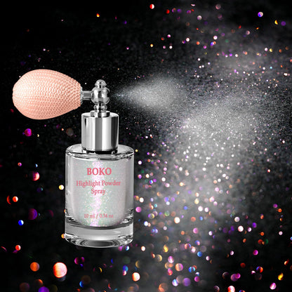 Boko Body Glitter Spray – Iridescent Sparkle for Face, Hair, and Clothes