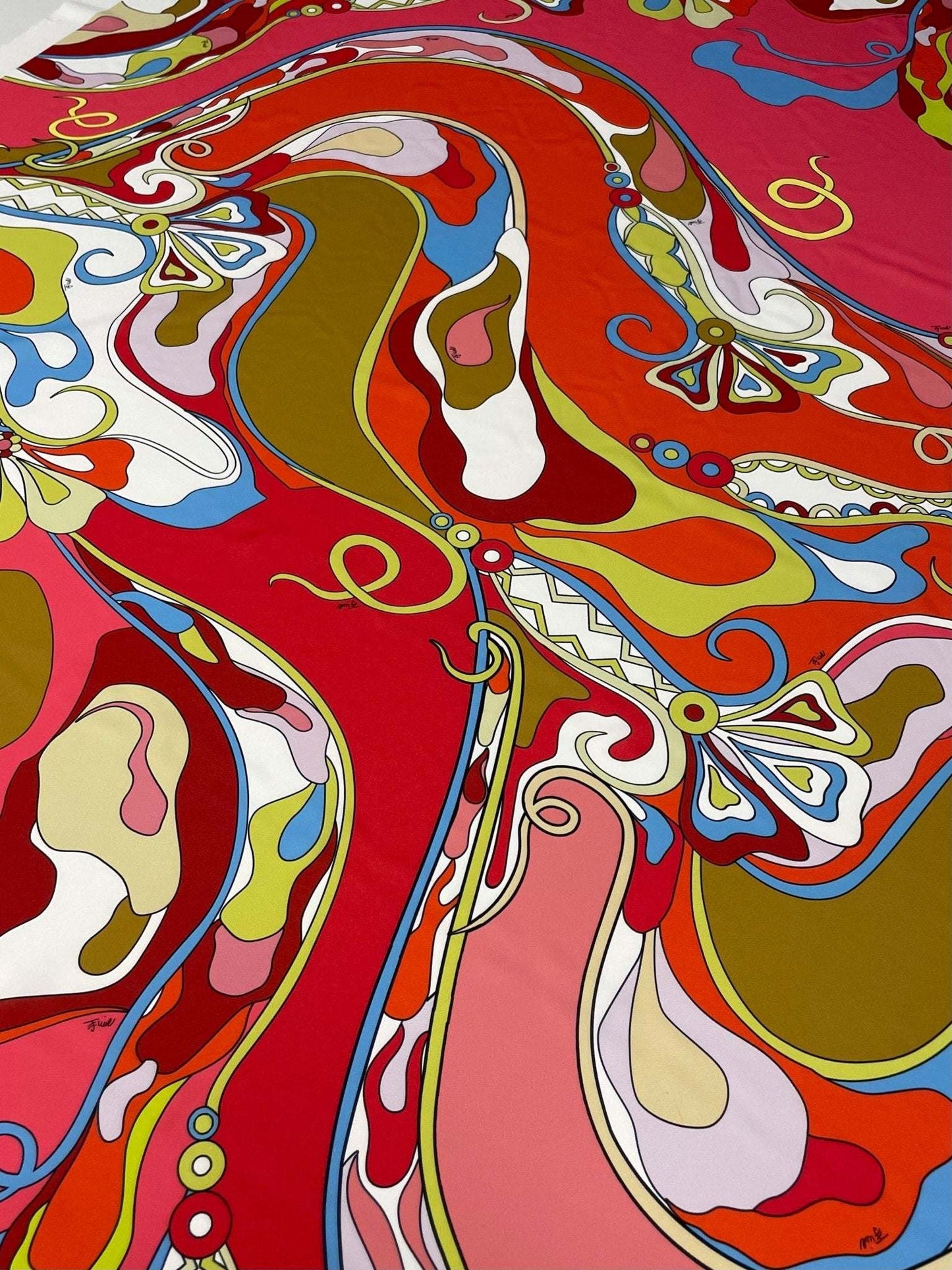 Colorful Abstract Pattern Fabric Custom Printed by the Metre