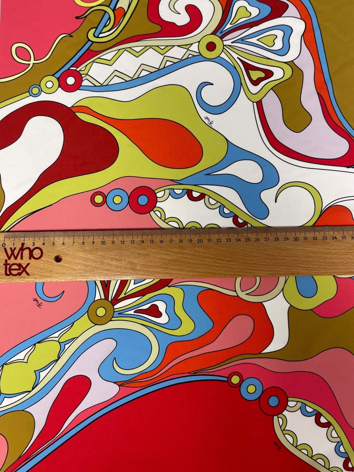 Colorful Abstract Pattern Fabric Custom Printed by the Metre